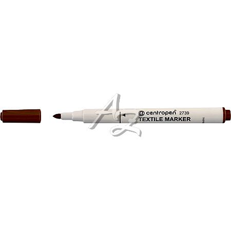 Centropen popisovač 2739, Textile, 3,9mm, válcový hrot - barevné varianty