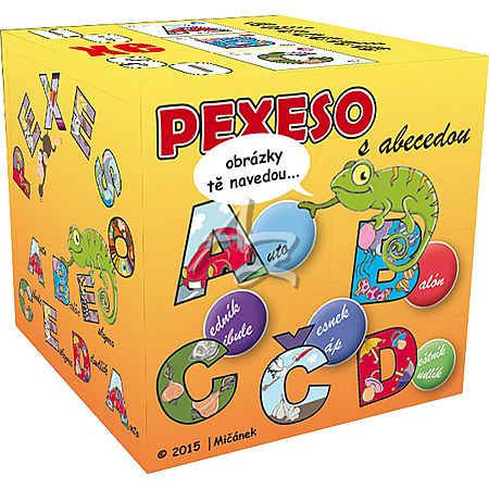 pexeso BOX ABECEDA LUX