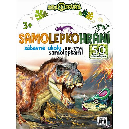samolepková knížka, Samolepkohraní, Dinosauři