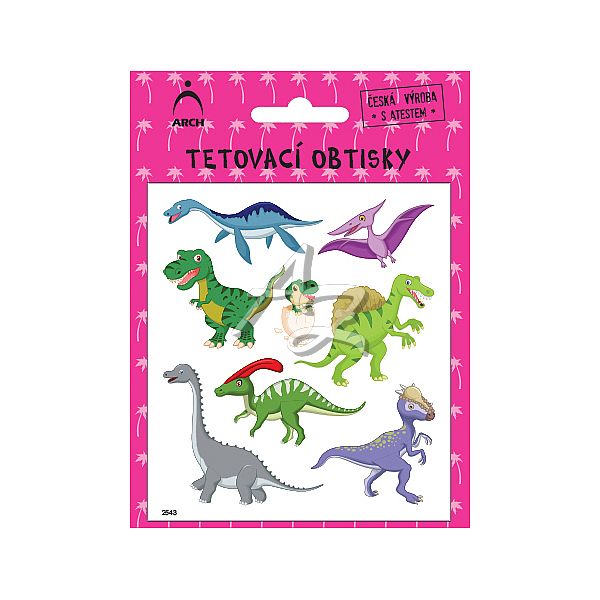 tetovací obtisky dinosauři 03 2543