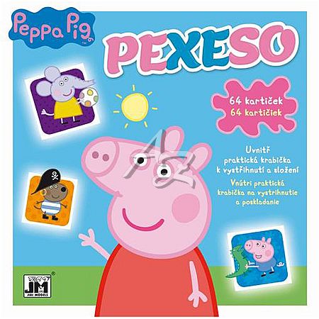 pexeso v sešitu, Prasátko Peppa