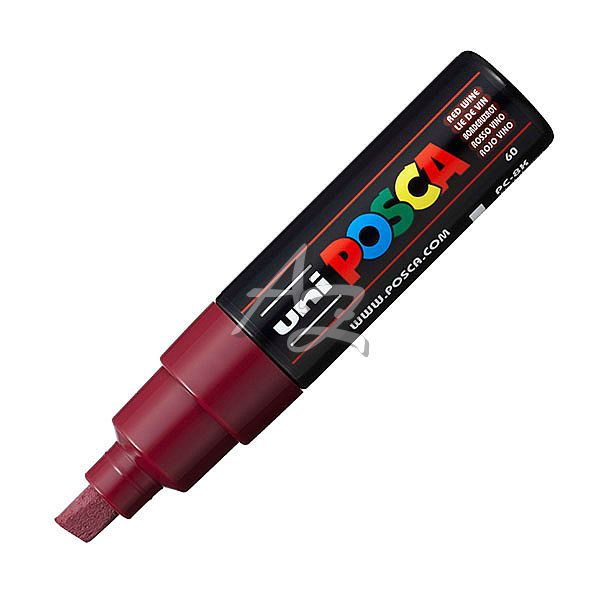 popisovač Uni Posca PC-8K  akrylový, 8,0mm, seříznutý široký hrot