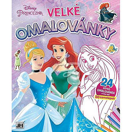 velké omalovánky, Disney Princezny