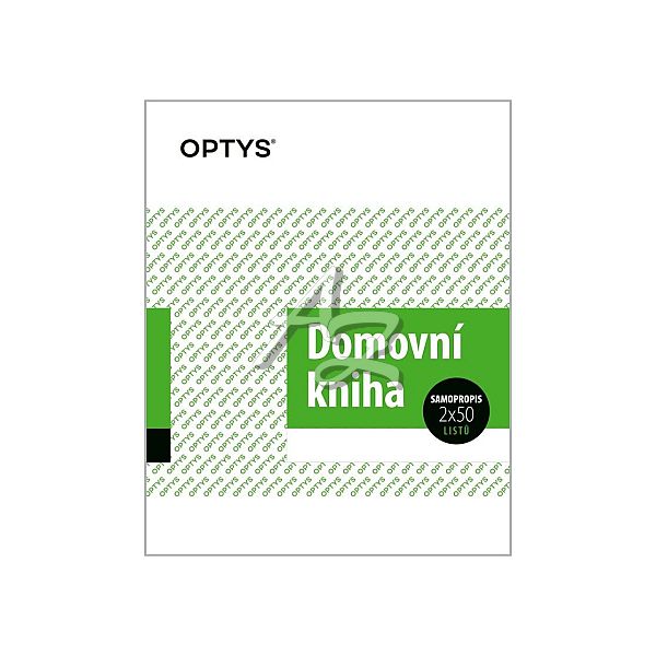 domovní kniha 115x148mm NCR  2x50listů