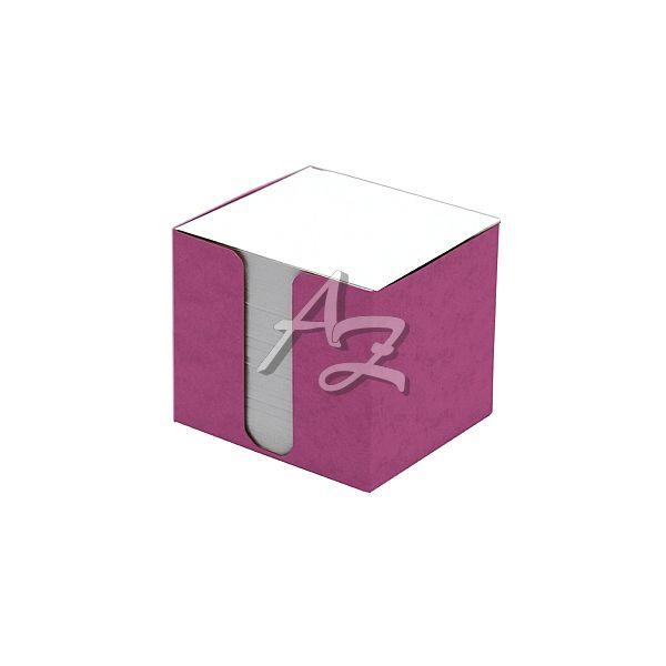 krabička růžová prešpan+náplň 8,5x8,5x8 bílá