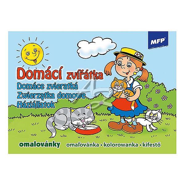 MFP omalovánky A5 Domácí Zvířata