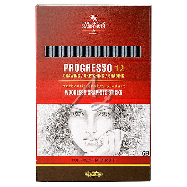 tužka Koh-i-noor 8911 6B Progresso v laku