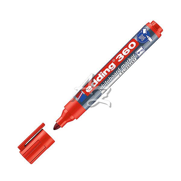 popisovač Edding 360-002, Whiteboard marker, Červený