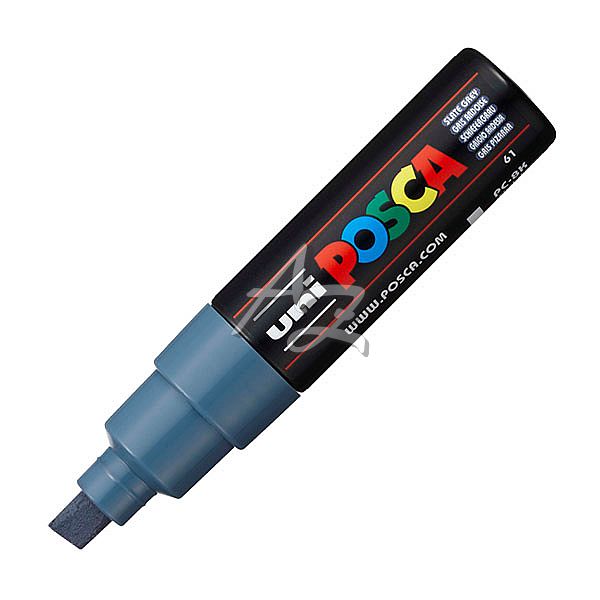 popisovač Uni Posca PC-8K  akrylový, 8,0mm, seříznutý široký hrot