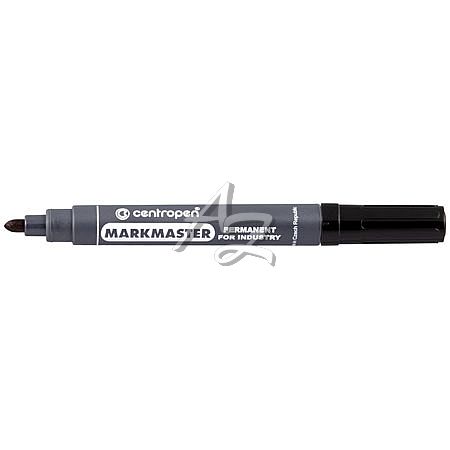 Centropen popisovač 8599/1 Permanent Markmaster 2,5mm válcový hrot Černý