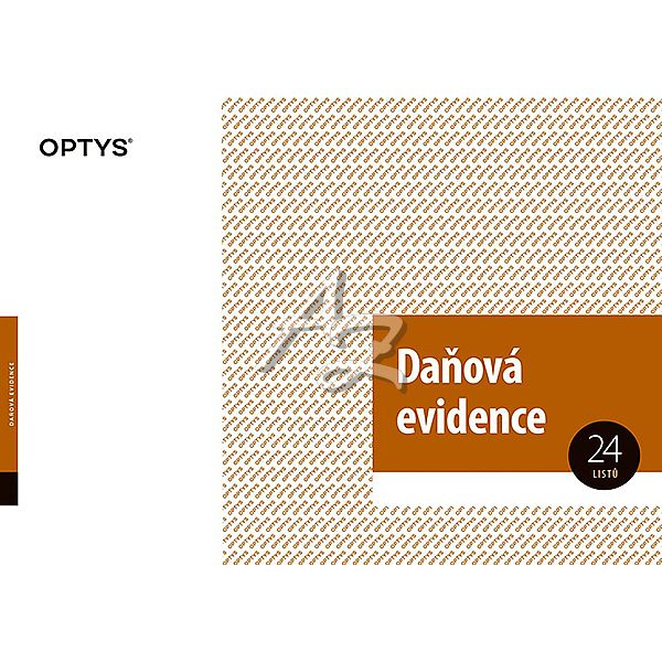 daňová evidence s klopou A4