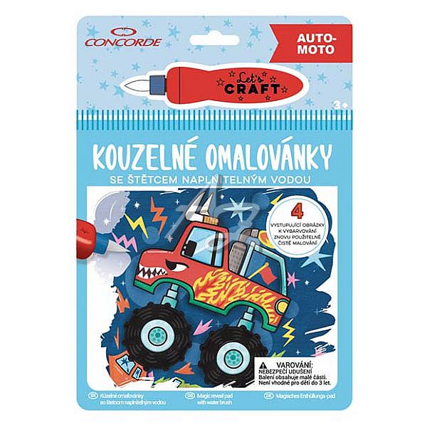 kouzelné omalovánky Auto-moto