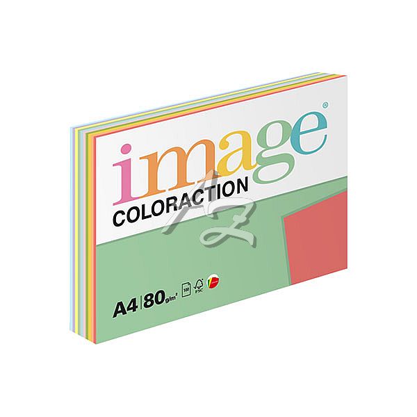 Image Coloraction papír A4/ 80g./250listů Top mix - 10x25listů