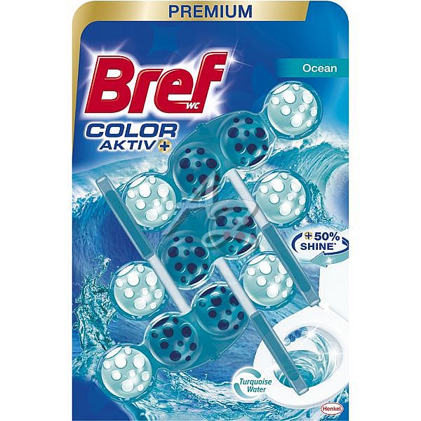 Bref WC Color Aktiv 3x50g. Ocean