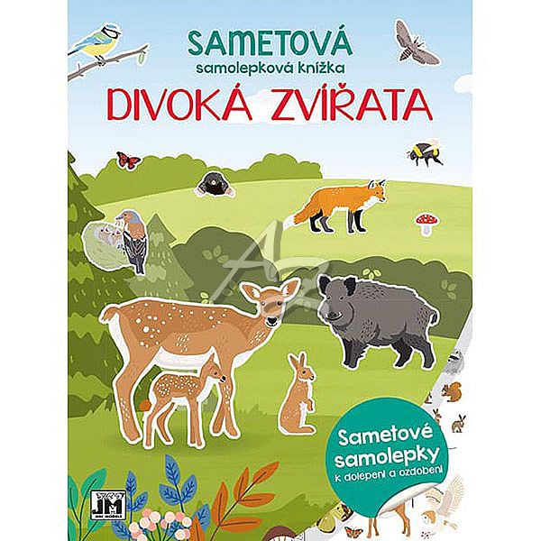 sametová samolepková knížka, Divoká zvířata