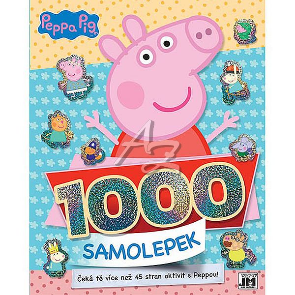 sešit 1000 samolepek s aktivitami, Prasátko Peppa