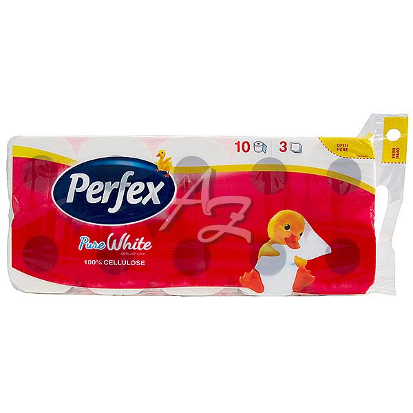 toaletní papír Perfex Pure White/10ks 3vrstvý   14,4m