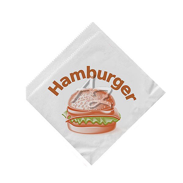 papírové sáčky na hamburger 160x160mm/500ks