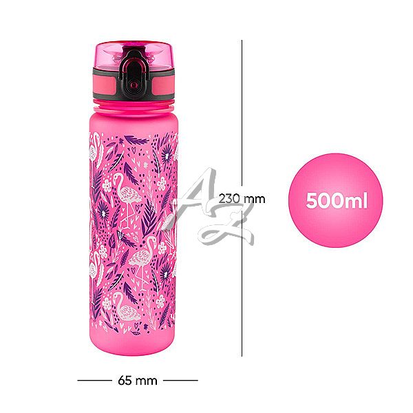 tritanová láhev na pití 500ml., Flamingo