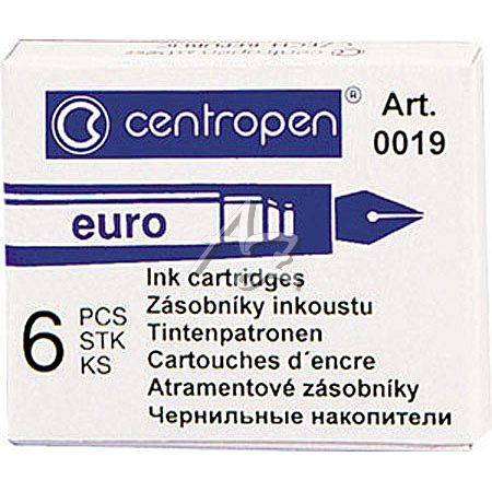 Centropen inkoustový zásobník 0019 6ks