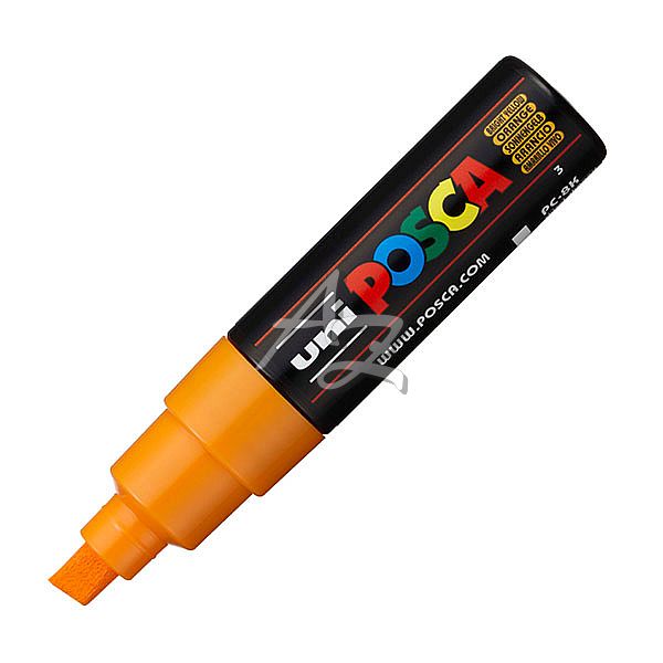 popisovač Uni Posca PC-8K  akrylový, 8,0mm, seříznutý široký hrot