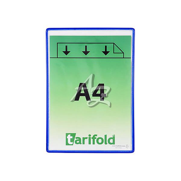 rámeček s kapsou samolepicí Tarifold A4/5ks, otevřený shora, Nepermanentní, Modrý