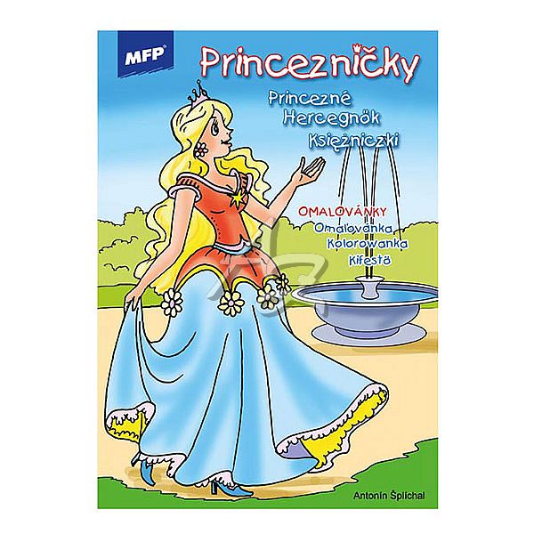 MFP omalovánky A4 Princezničky