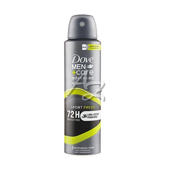 DOVE deo sprej Men Advanced Care 150ml. Sport Fresh