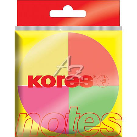 samolepicí bloček Kores 40x50mm /4x50ks Multicolour
