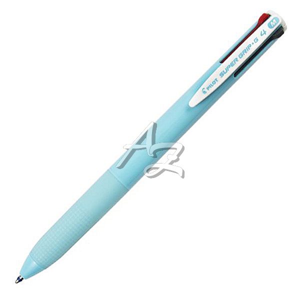 kuličkové pero Pilot SuperGrip G-4, 2004-110, 4barevné, Modré světle