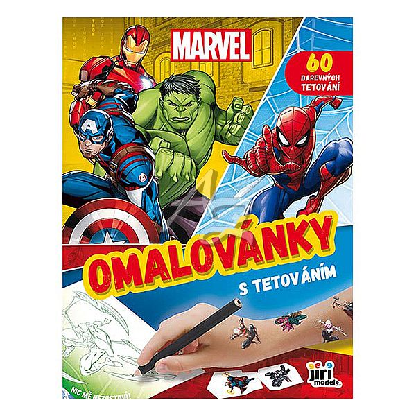 omalovánky s tetováním, Marvel