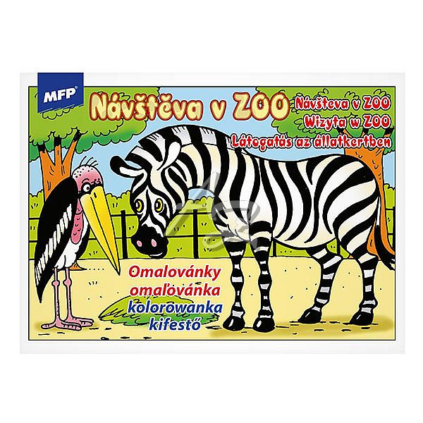 MFP omalovánky A5 Návštěva v Zoo