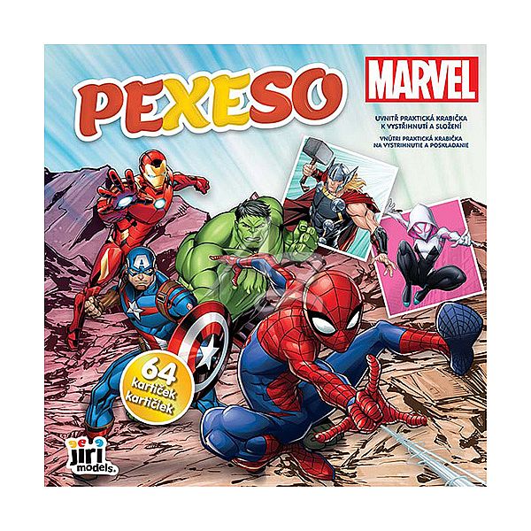 pexeso v sešitu, Marvel