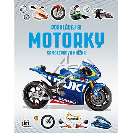 samolepková knížka, Poskládej si, Motorky