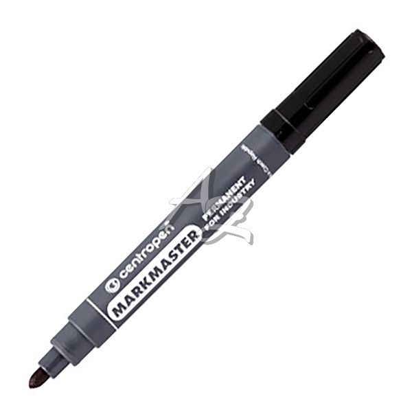 Centropen popisovač 8599/1 Permanent Markmaster 2,5mm válcový hrot Černý