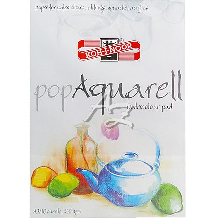 skicák A3 10listů 250g. POP AQUARELL  KOH