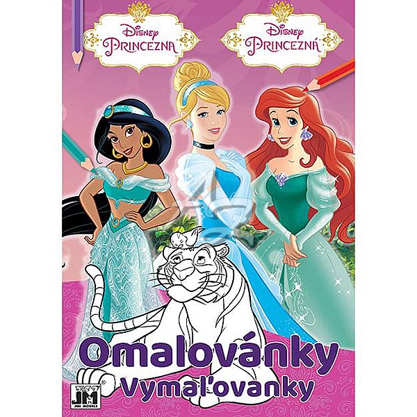 omalovánky A4, Disney Princezny