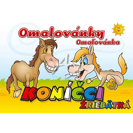 omalovánky A5 MFP Koníčci