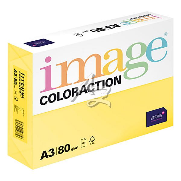 papír A3/ 80g./500l. Image Coloraction® Desert-žlutá pastelová
