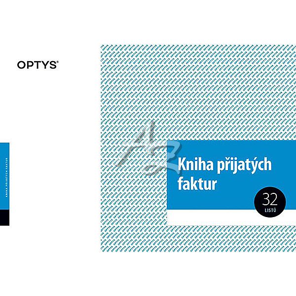 kniha přijatých faktur A4, 32listů