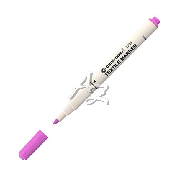 Centropen popisovač 2739, Textile, 3,9mm, válcový hrot - barevné varianty