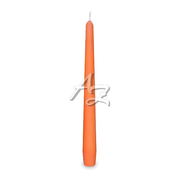 svíčka kónická ø23x245mm/10ks, Oranžová