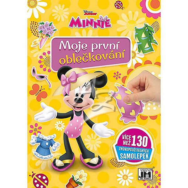 samolepková knížka, Moje první oblečkování, Minnie