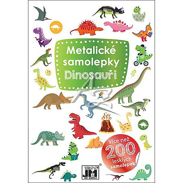 metalické samolepky, Dinosauři