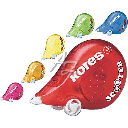 Kores opravný strojek Scooter 4,2mm/8m Colour v sáčku