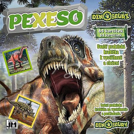 pexeso v sešitu, Dinosauři