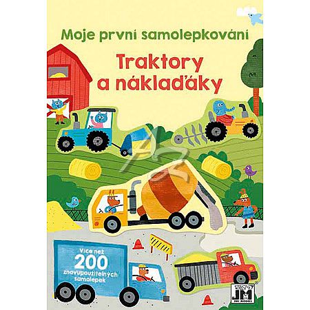 samolepková knížka, Moje první samolepkování, Traktory a náklaďáky