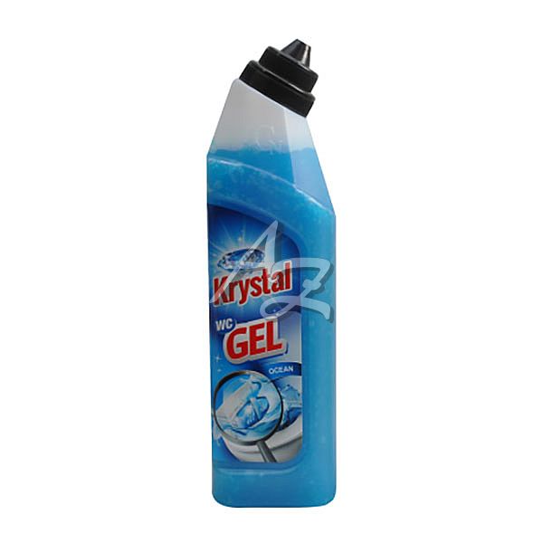 Krystal WC gel 750ml. Modrý