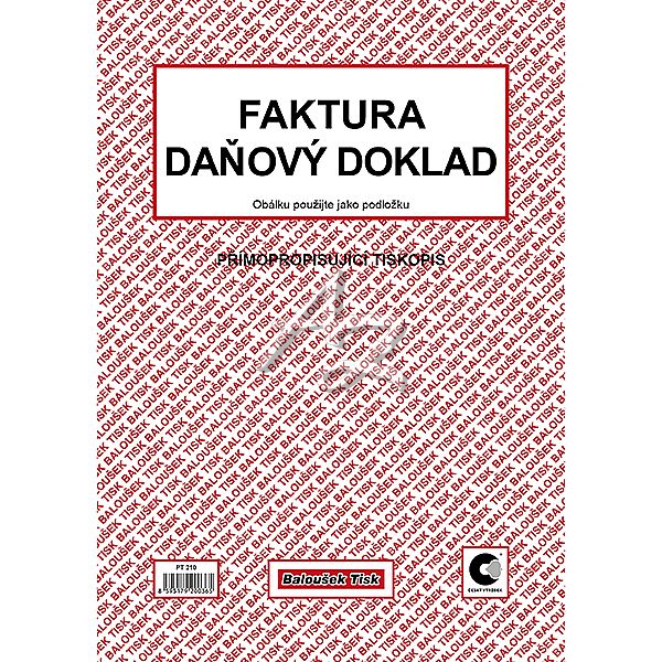 faktura-daňový doklad A4 50listů, NCR