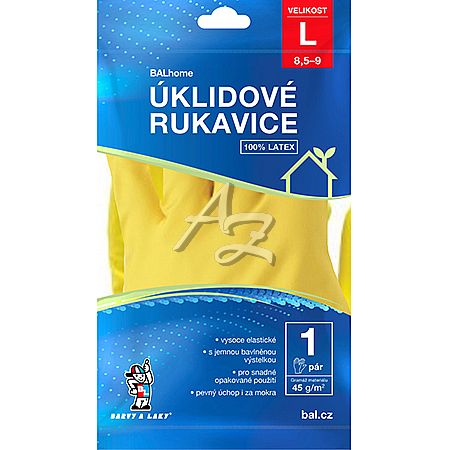 gumové rukavice Balhome žluté - více variant